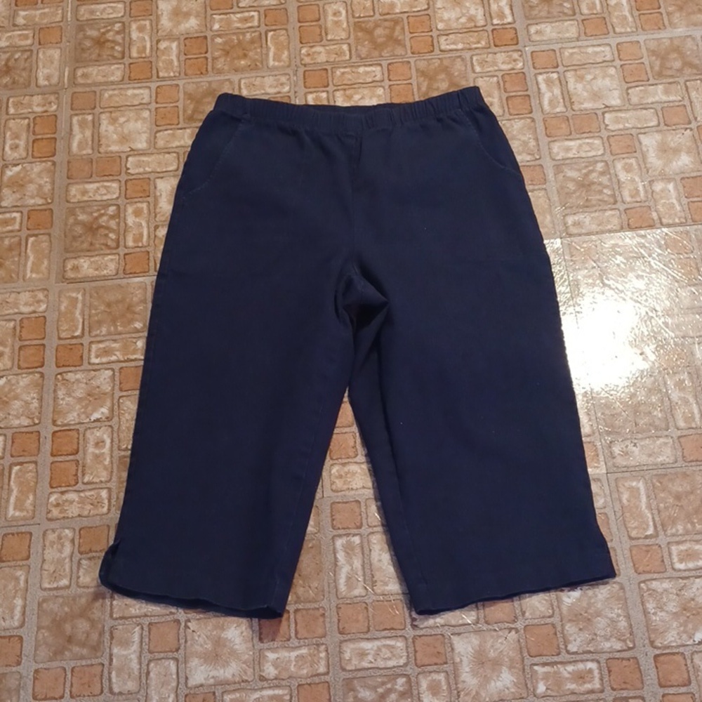 D& Co. Pull on stretch capries women's size small